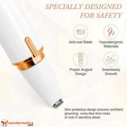4in1 electric lady shaver product feature