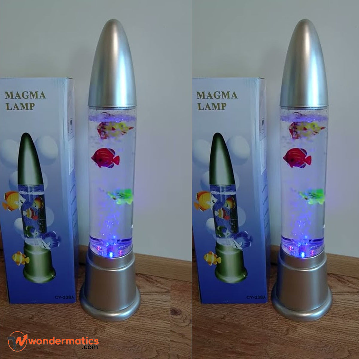 Electric operated rocket bubble lamp for home and office décor