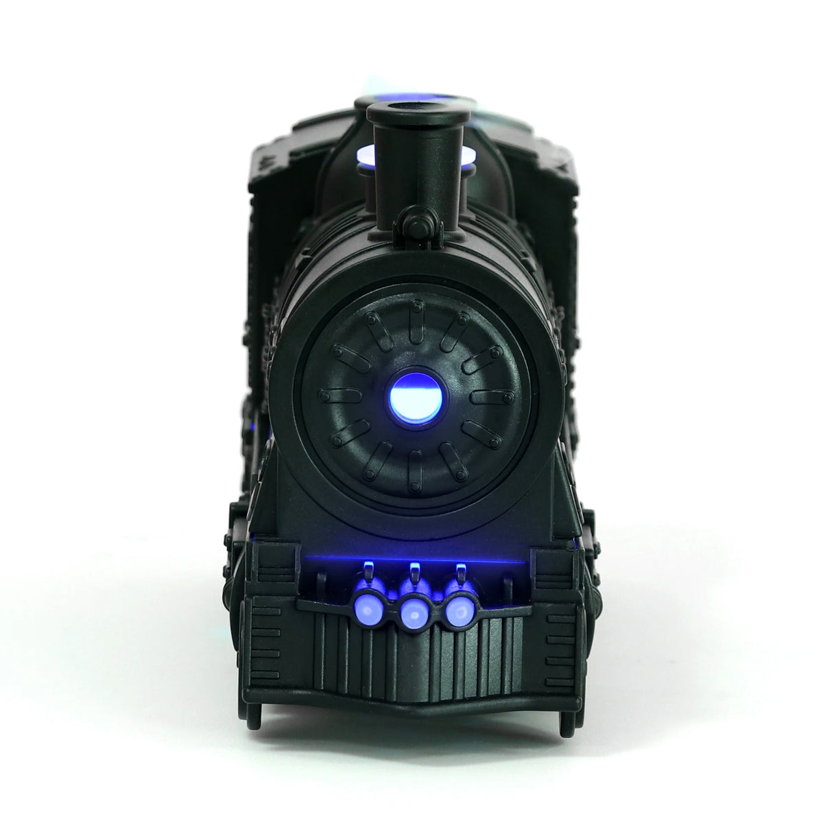 Essential oil train humidifier with mood lighting