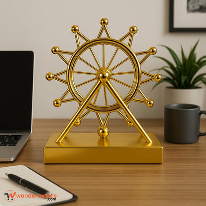 Ferris Wheel Perpetual Motion Machine – Luxury Kinetic Art Desk Decor