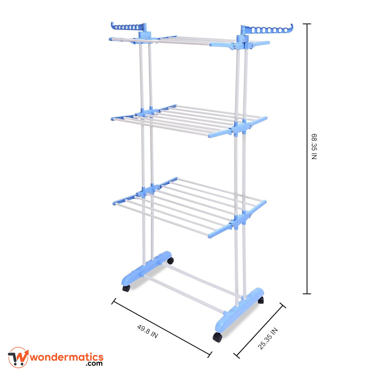 Foldable Clothes Drying Rack for Balcony, Indoor and Outdoor Drying