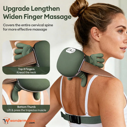 Full body massager with heat for easy portable use anywhere