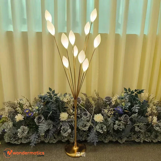 Golden glow fancy floor lamp for modern home décor
