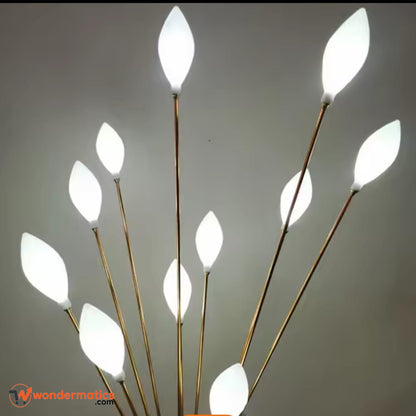 Golden glow floor lamp for home and office lighting