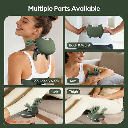 Lightweight neck and body massager for office, home, or travel