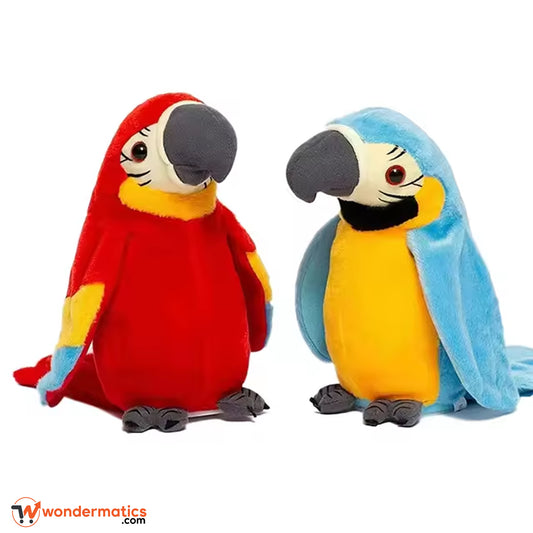 Interactive Parrot Plush with Voice Repeater