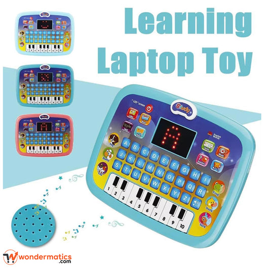 Kids educational tablet with interactive learning screen