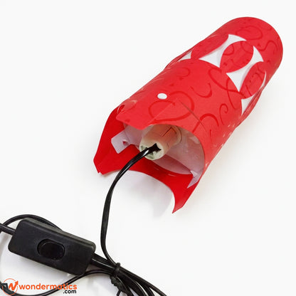 Flexible PVC table lamp closeupf feature for cozy decor