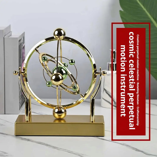 Artistic golden desk decor for office or home settings