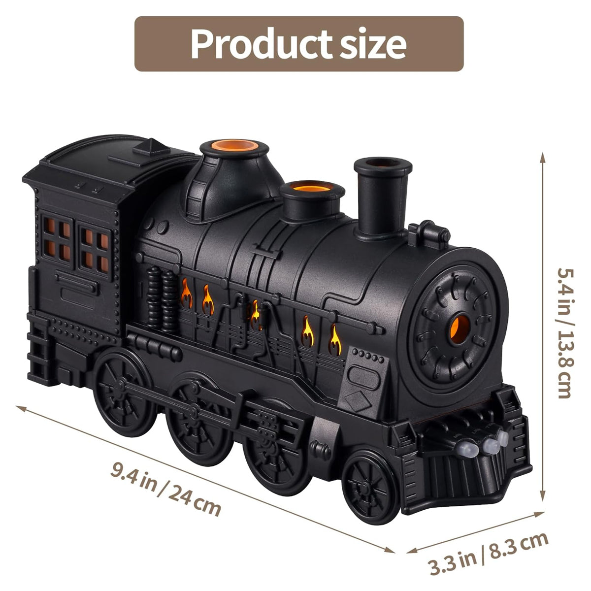 Home humidifier with LED night light for workspace