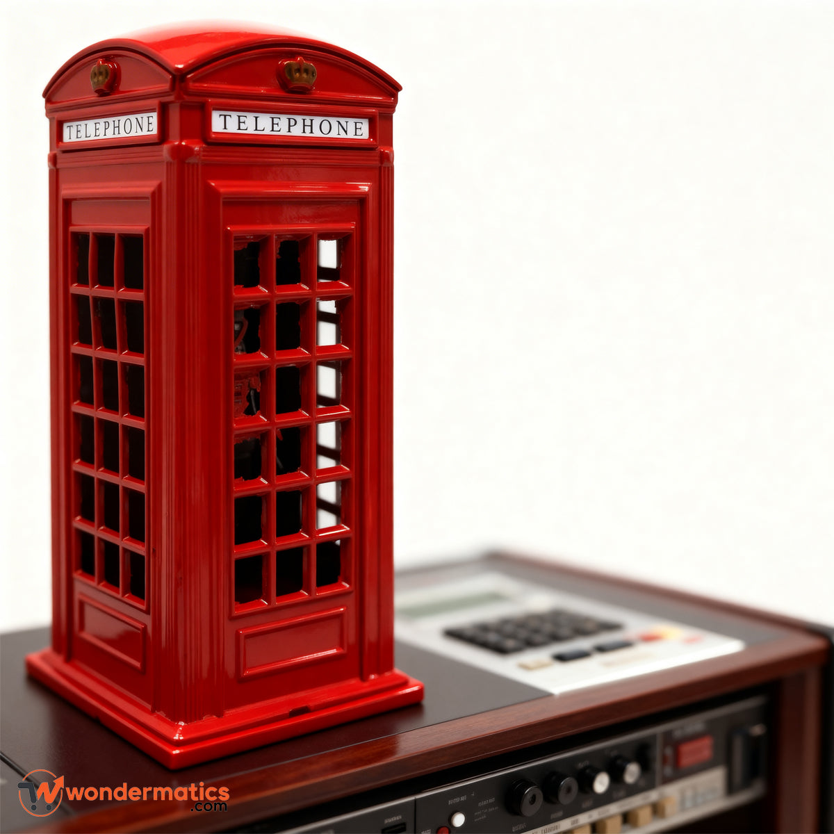 london red phone box replica metal decoration for desk