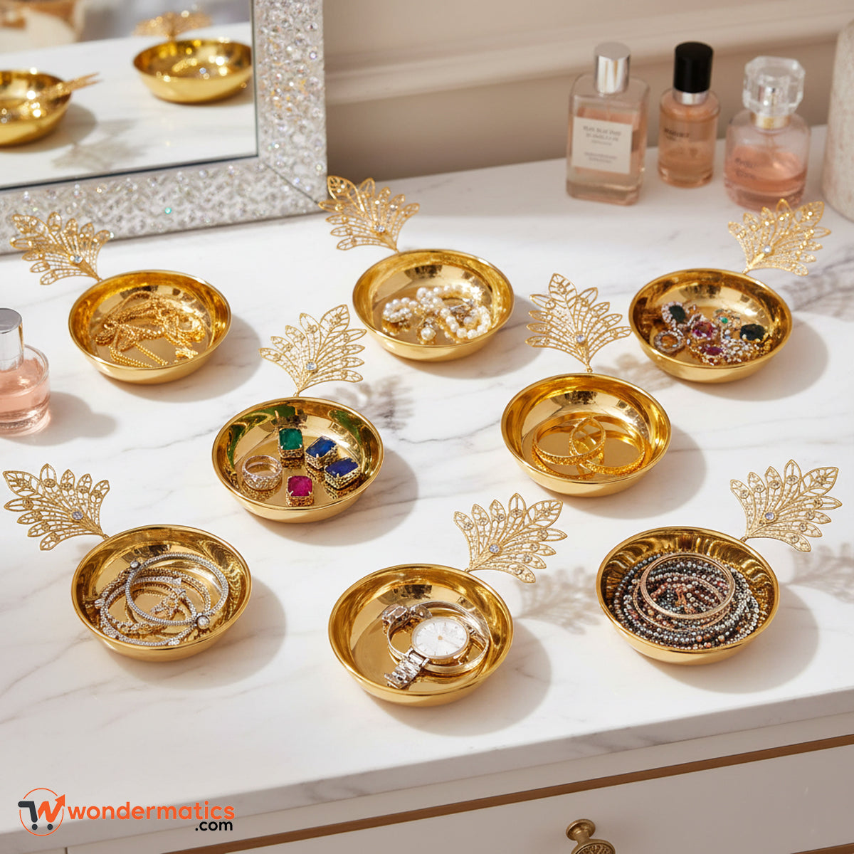 Luxury golden metal bowls ideal for gifting weddings and festivals