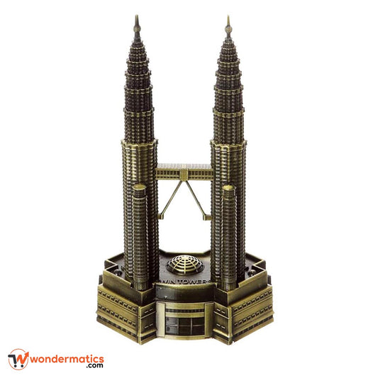 Malaysia landmark metal model for home and office décor