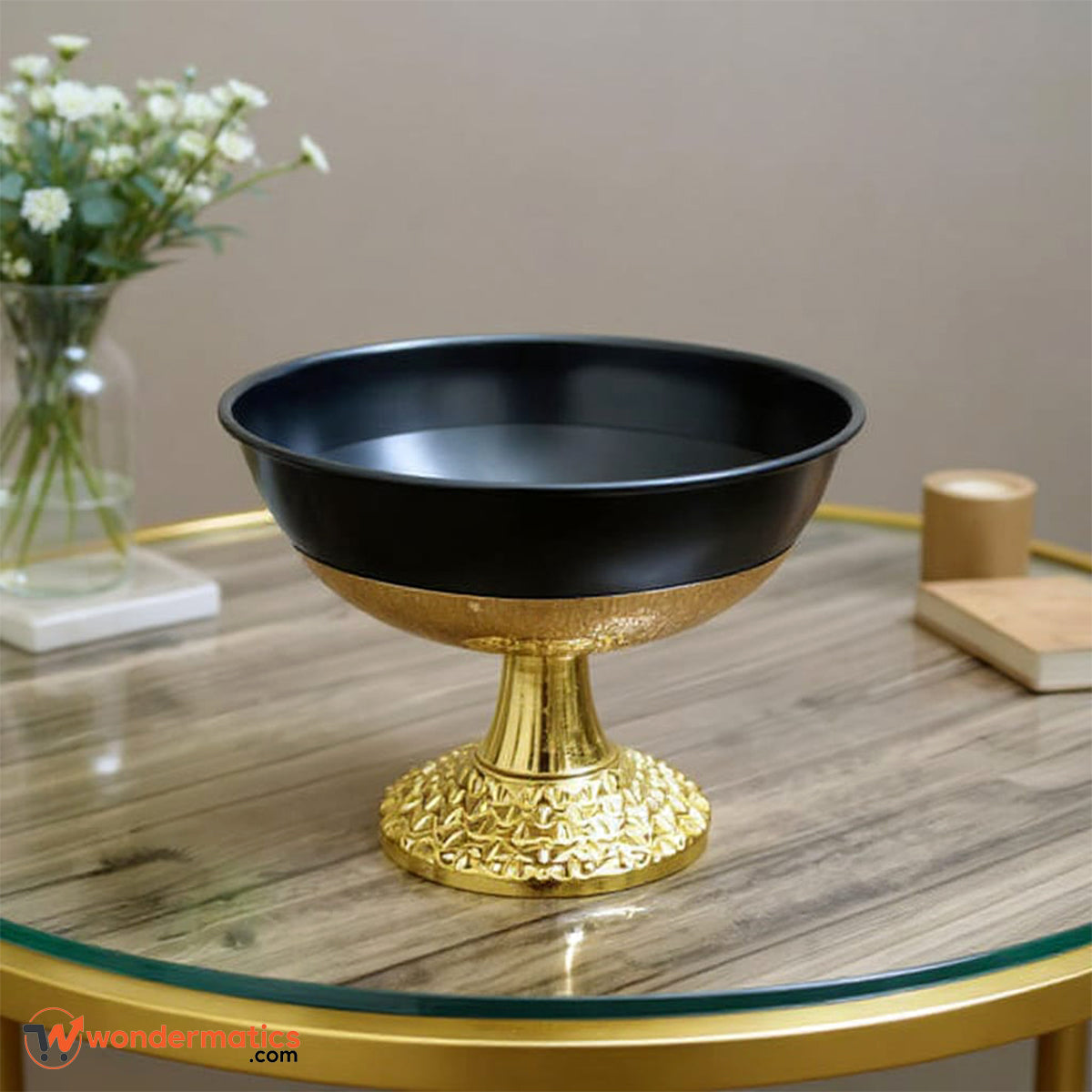 metal black decoration bowl for home decor