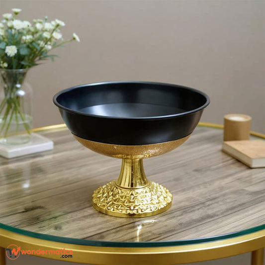 metal black decoration bowl for home decor