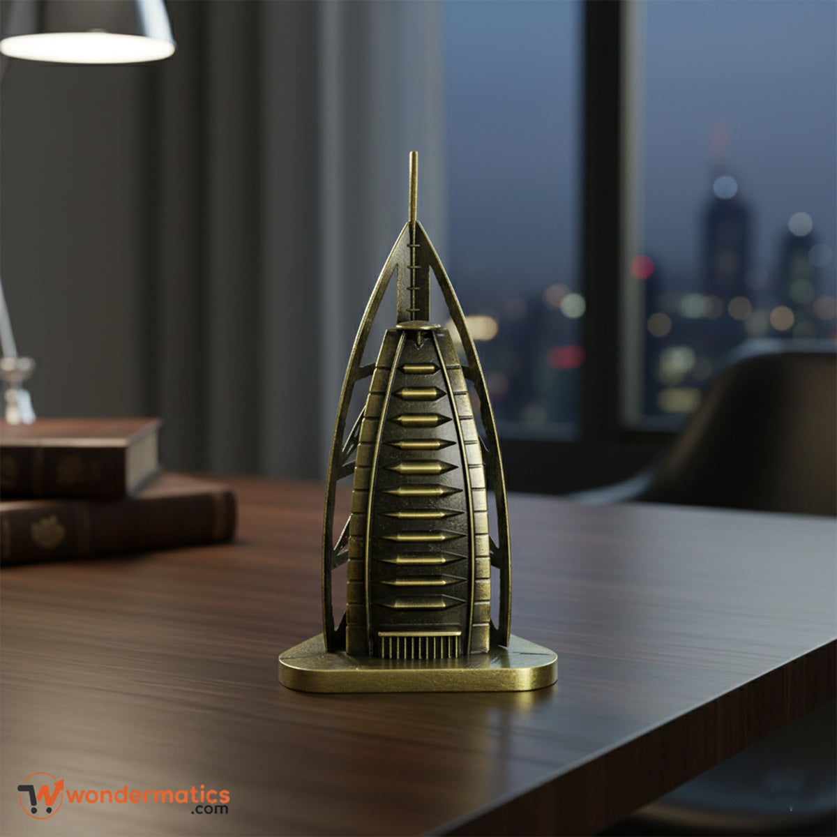metal burj al arab model decor miniature