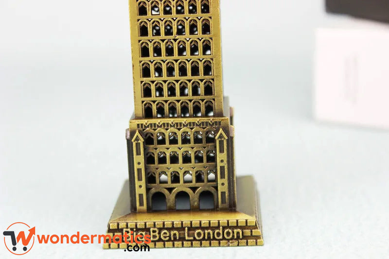 metal and resin Big Ben clock tower miniature for home and office decor