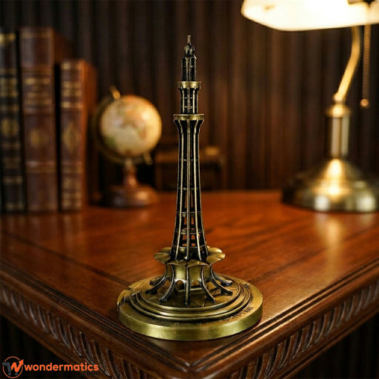 Luxury antique Minar-e-Pakistan tabletop decoration with premium craftsmanship