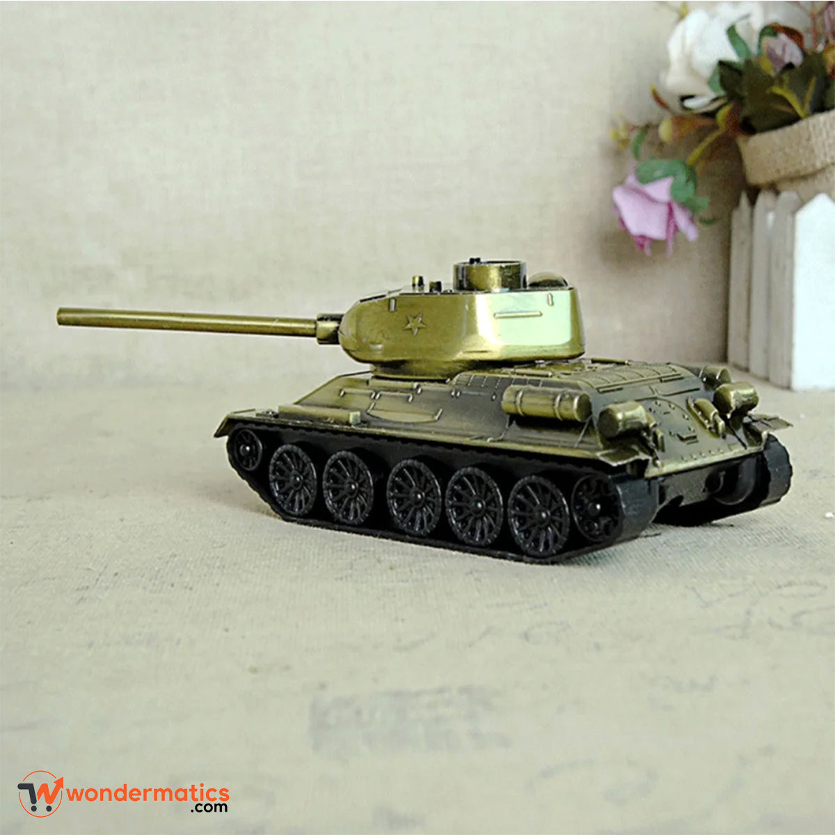metal t34 tank souvenir model for desk decoration