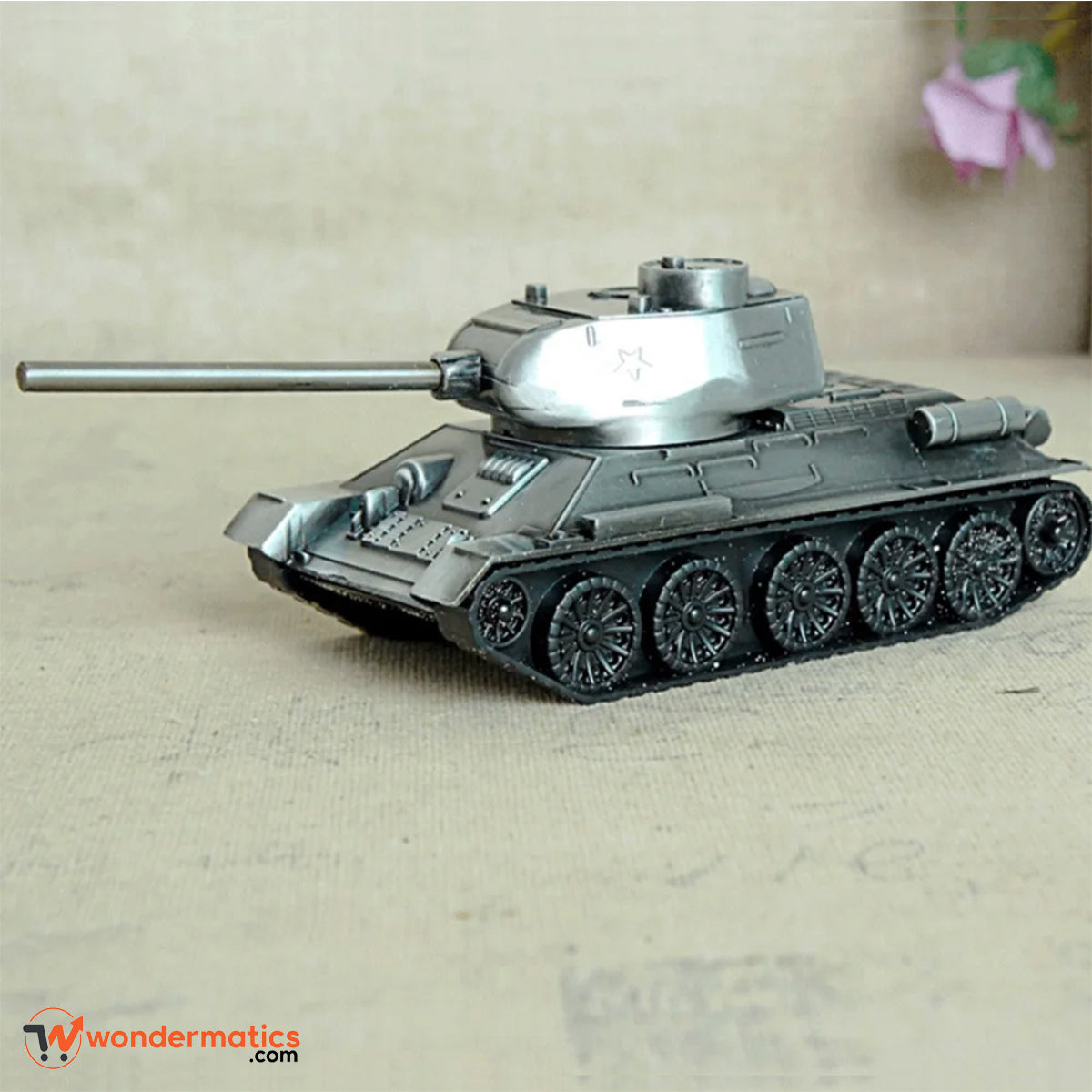 military-style t34 tank mini model for home office decor