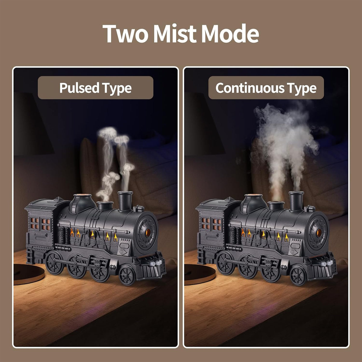 Colorful LED aroma diffuser for room decor and cool mist