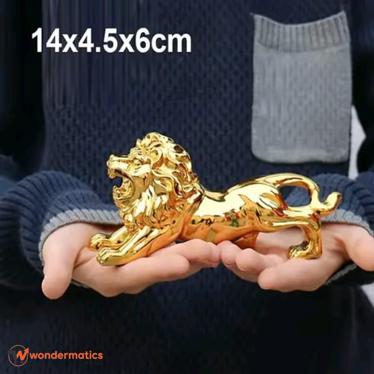 Modern Lion Ornament – Artistic Animal Figurine for Contemporary Home Decor