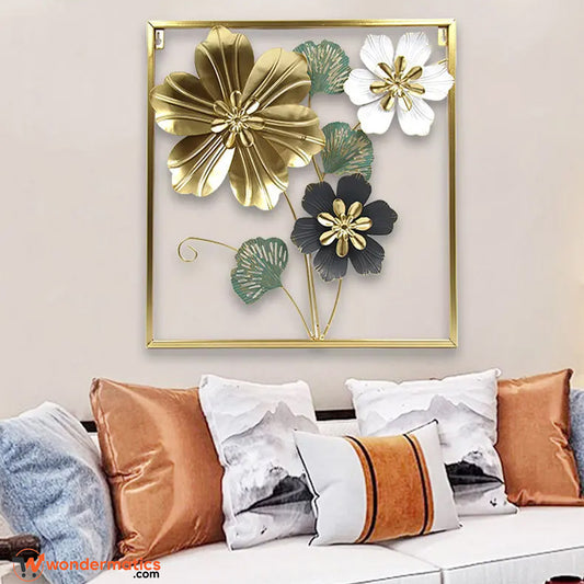 Modern metal wall frames for stylish home wall art and decor