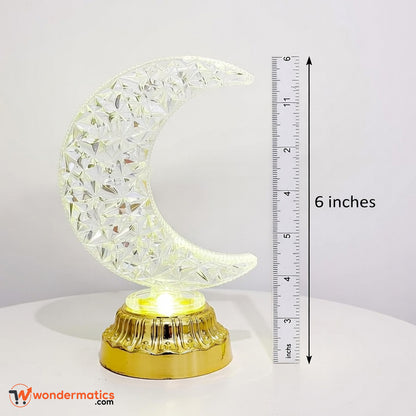 Moon lamp for bedroom battery operated crystal night light