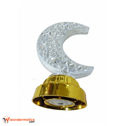 Moon lamp for home and bedroom decor crescent table light