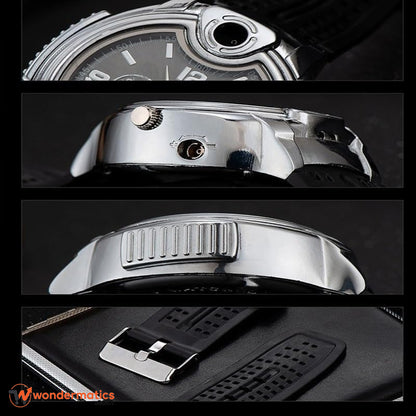 Multi-functional wristwatch with refillable flame