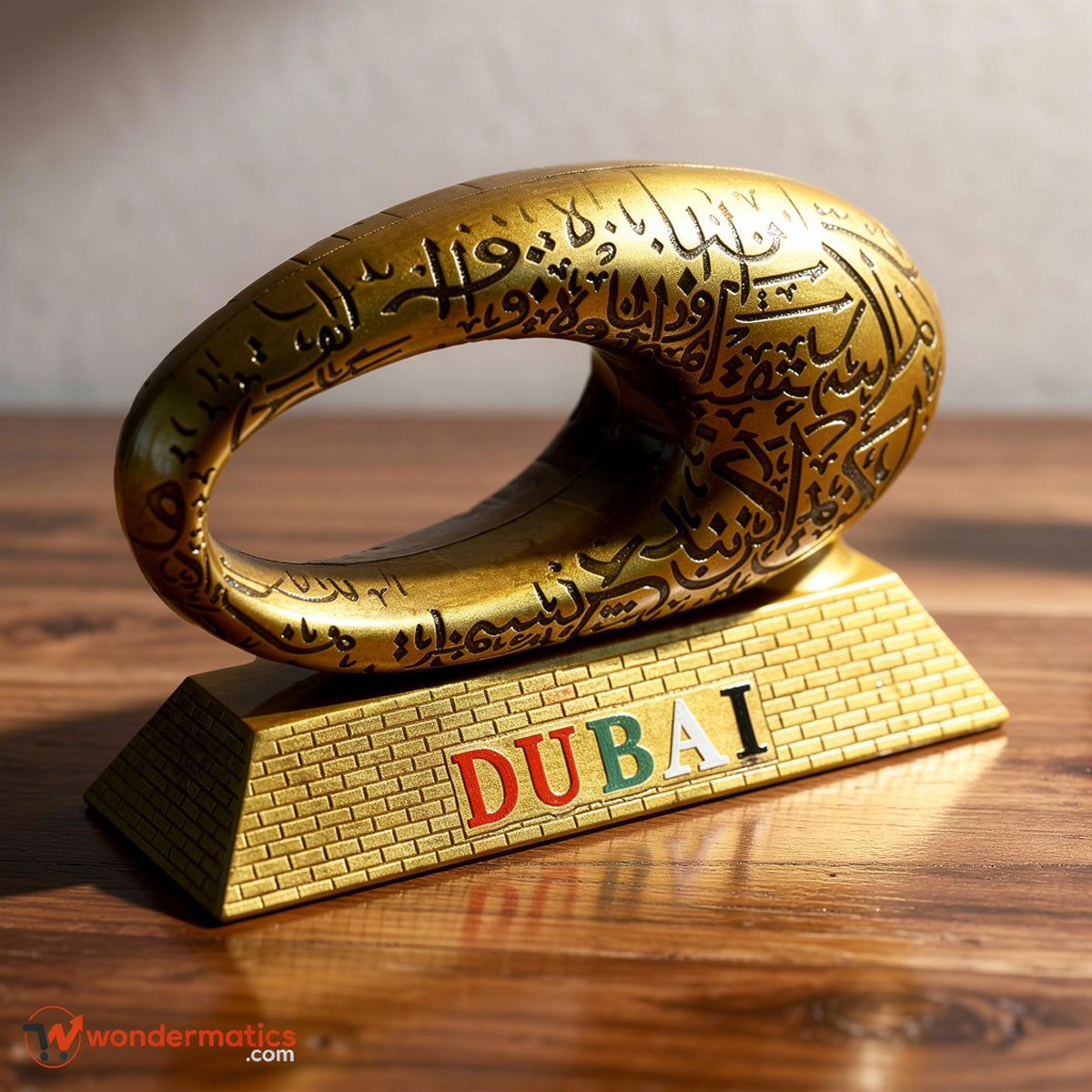 Iconic Museum of the Future miniature model for home and office décor