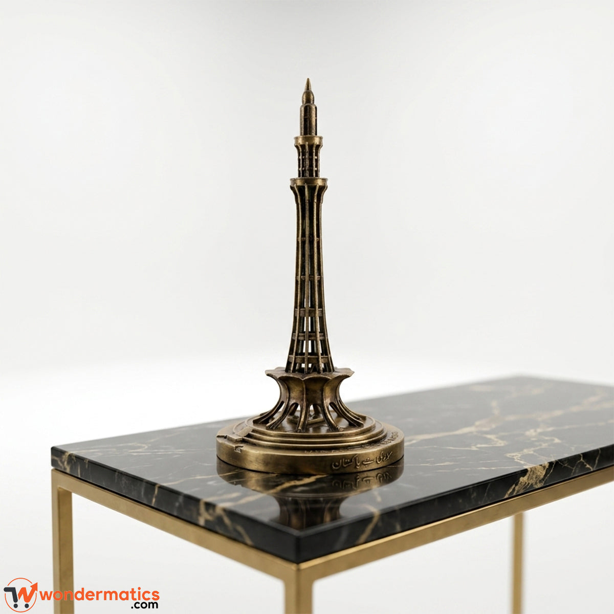 Luxury antique Minar-e-Pakistan tabletop decoration with premium craftsmanship