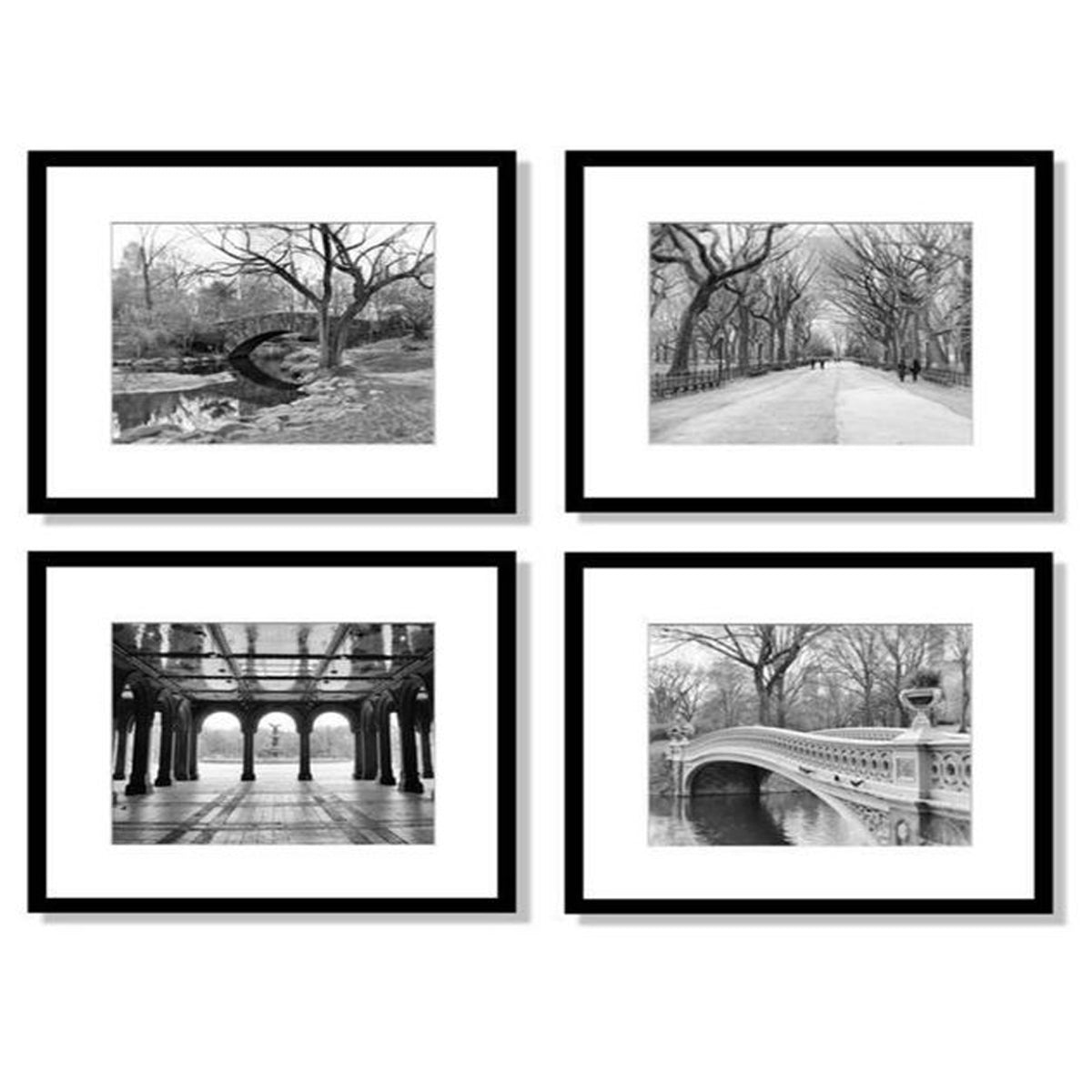 Complete set of 4 A4 photo frames with packaging – ready for delivery