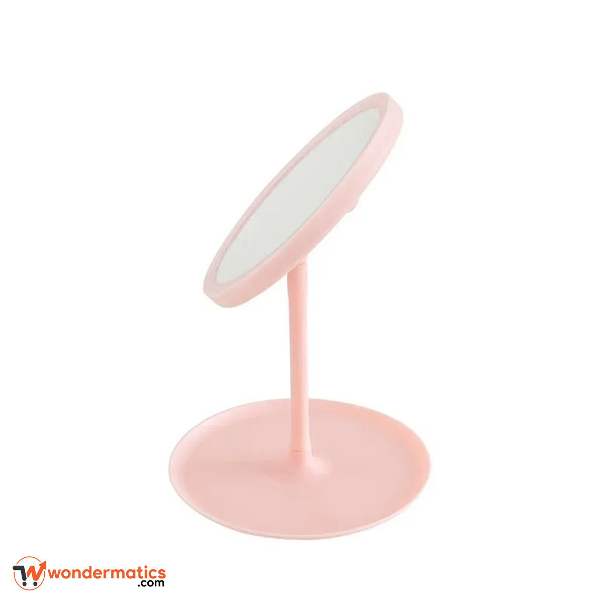 Portable LED Vanity Mirror – USB Rechargeable Touch Mirror for Travel Use