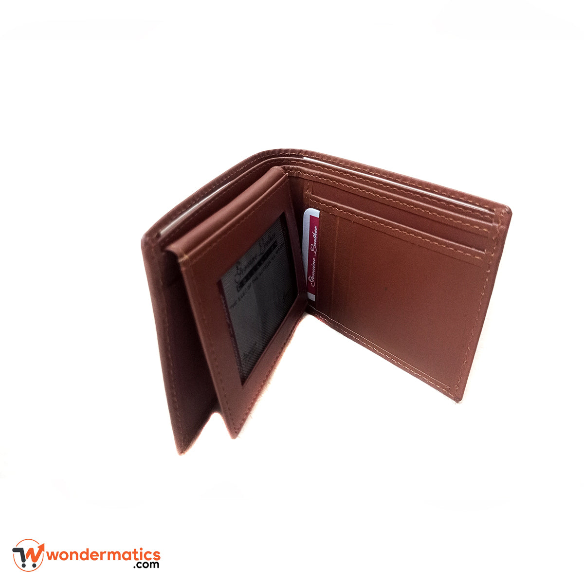 Premium men’s brown leather wallet – sleek, lightweight, everyday carry