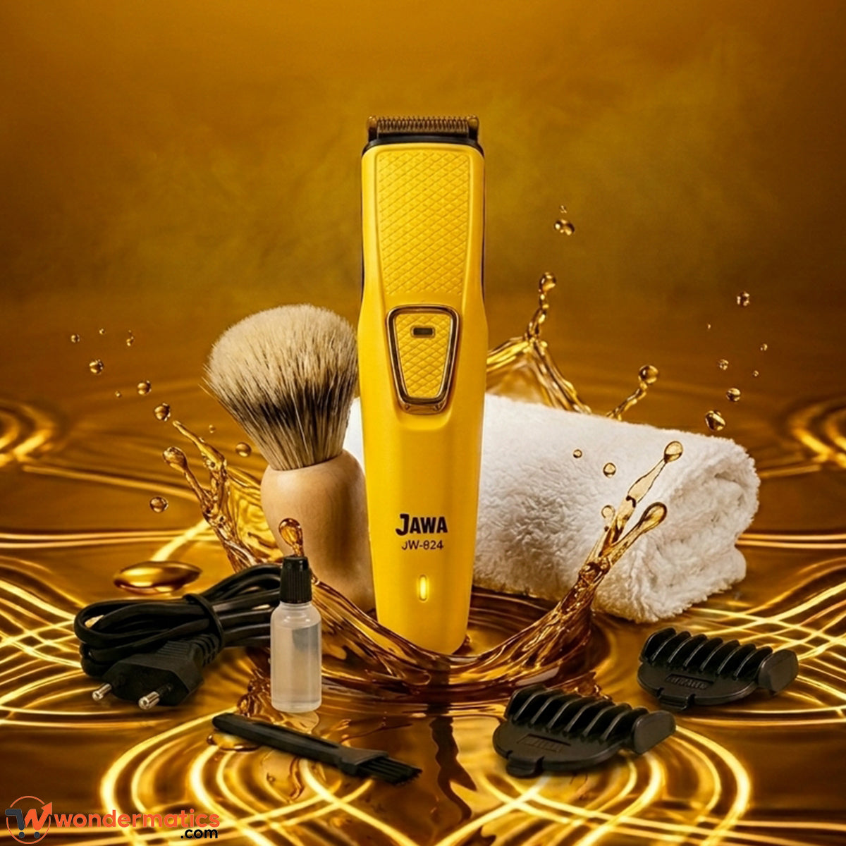 Professional beard trimmer and hair clipper with multiple cutting lengths