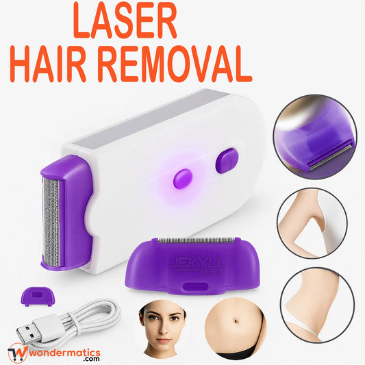 Rechargeable epilator for women with painless hair removal