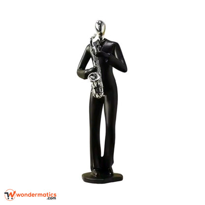Resin decorative sculpture for artistic interior design