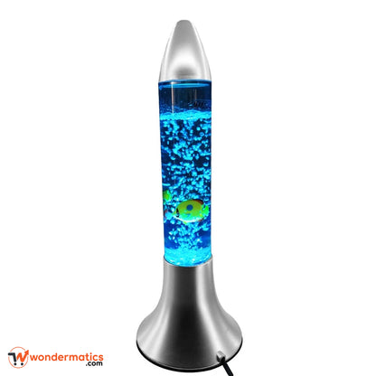 Rocket shape bubble lamp for kids bedroom and home décor