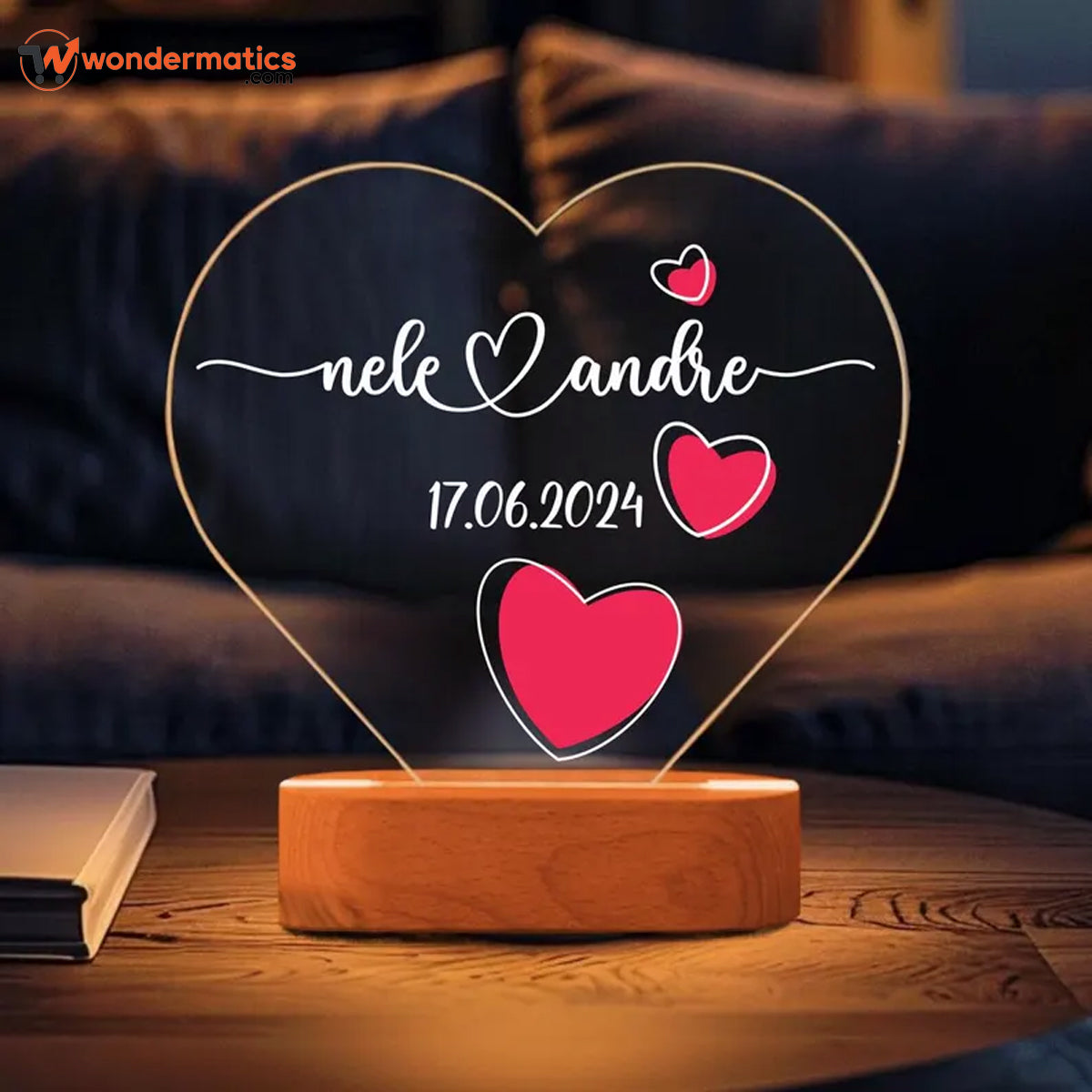 Romantic Customized Lamp Gift with Photo