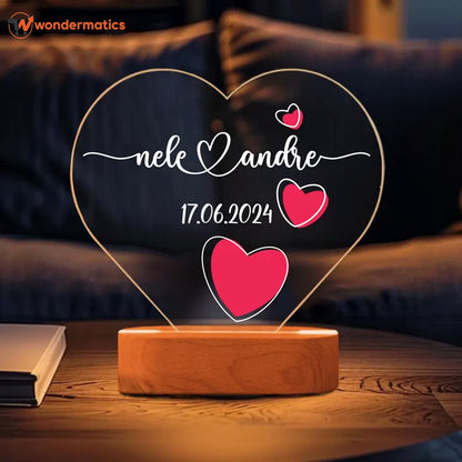 Romantic Customized Lamp Gift with Photo
