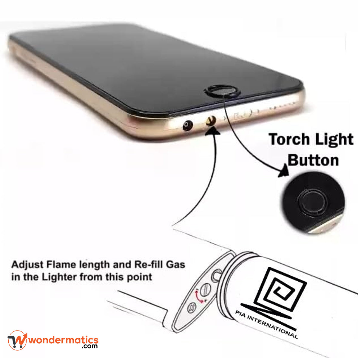 Cool smartphone-shaped lighter for daily use