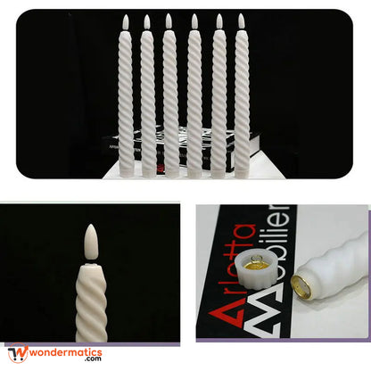 Safe smokeless candles for events and weddings