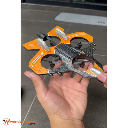 Stable flight RC plane made from EPP foam with gyro and remote