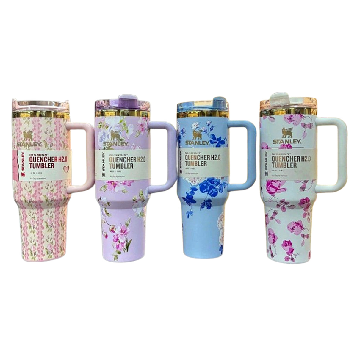 Stanley x LoveShackFancy floral tumbler, designed for stylish hydration