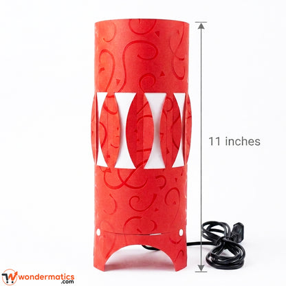 Table lamp size reference showing 11 inch height measurement