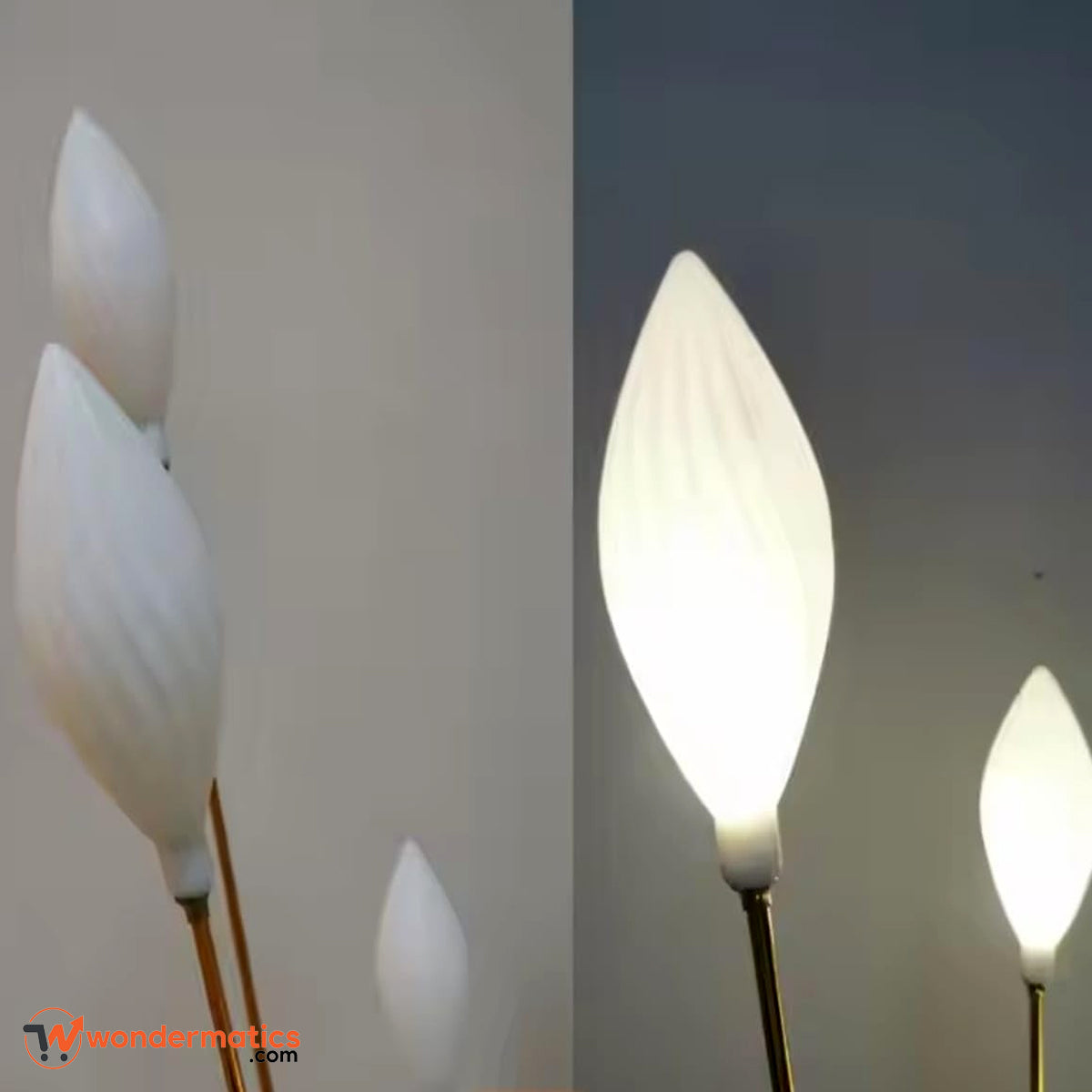 Tall elegant floor lamp for living room corner décor