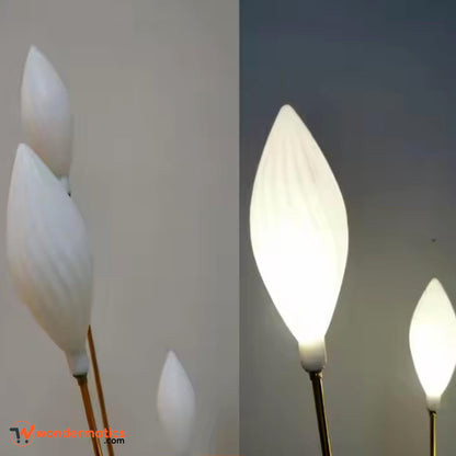 Tall elegant floor lamp for living room corner décor