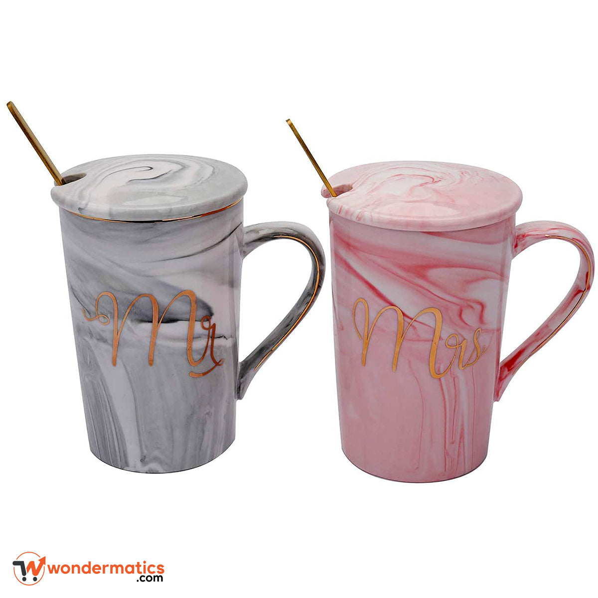 Premium marble tea and coffee mugs for couples