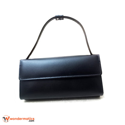 Premium Women’s Leather Clutch Wallet with Cash Compartments